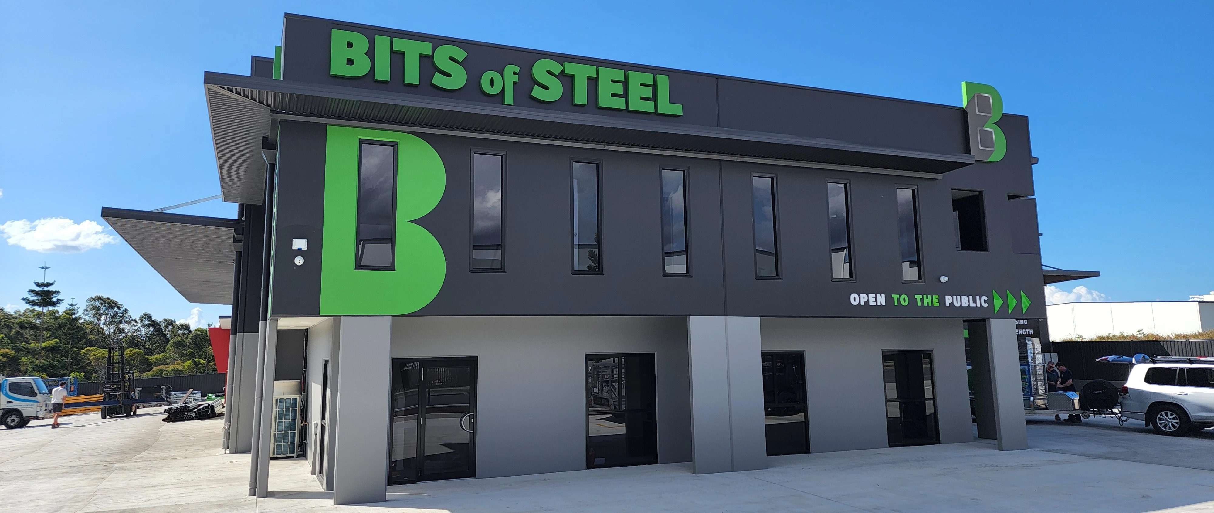 Steel products and fabrication workshop materials