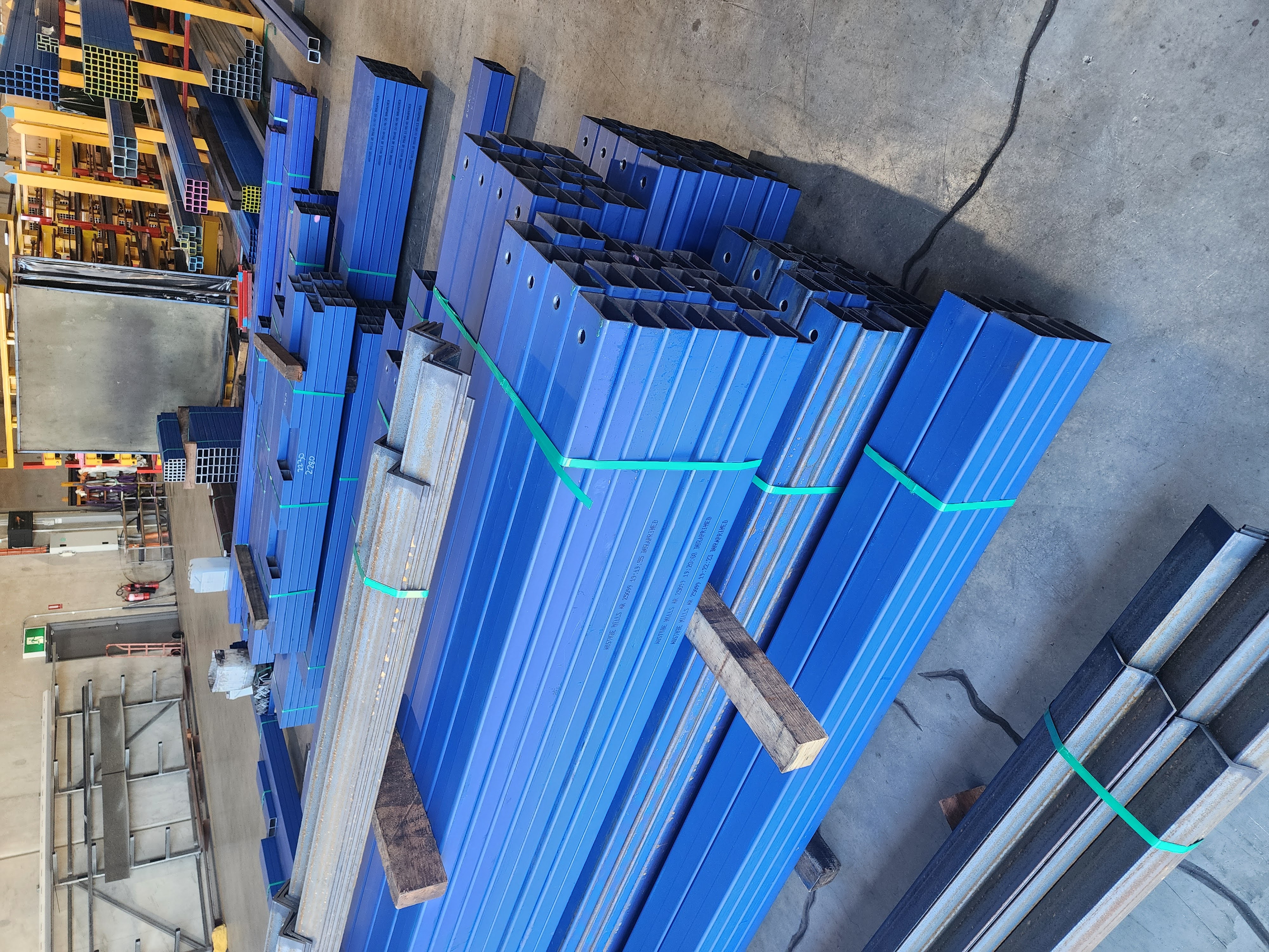 Cut steel lengths