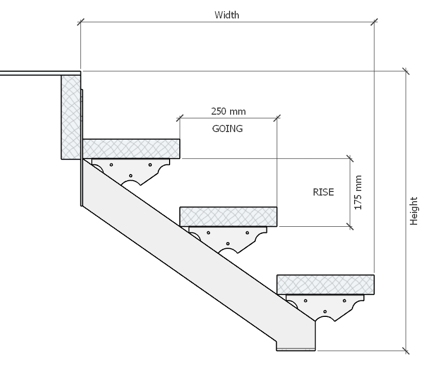 Bolt Down / Bolt Down Footing technical reference image