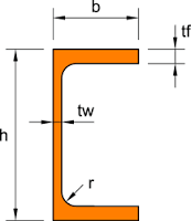 Bits of Steel Supplies - Parallel Flange Channels Dimensions and Measurements